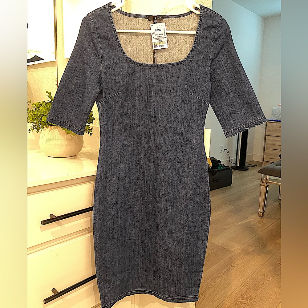 IRIS denim dress NWT size small